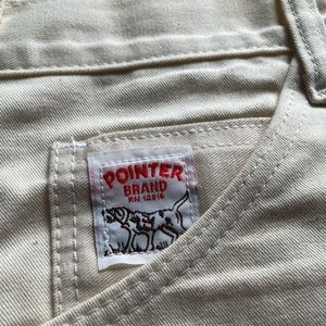 Pointer painter’s pants in bone/cream color. 40x30